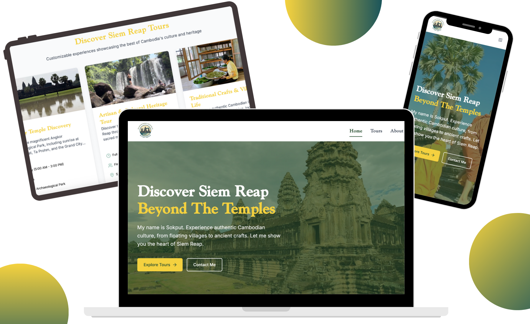 Sandstone Travels website screenshot