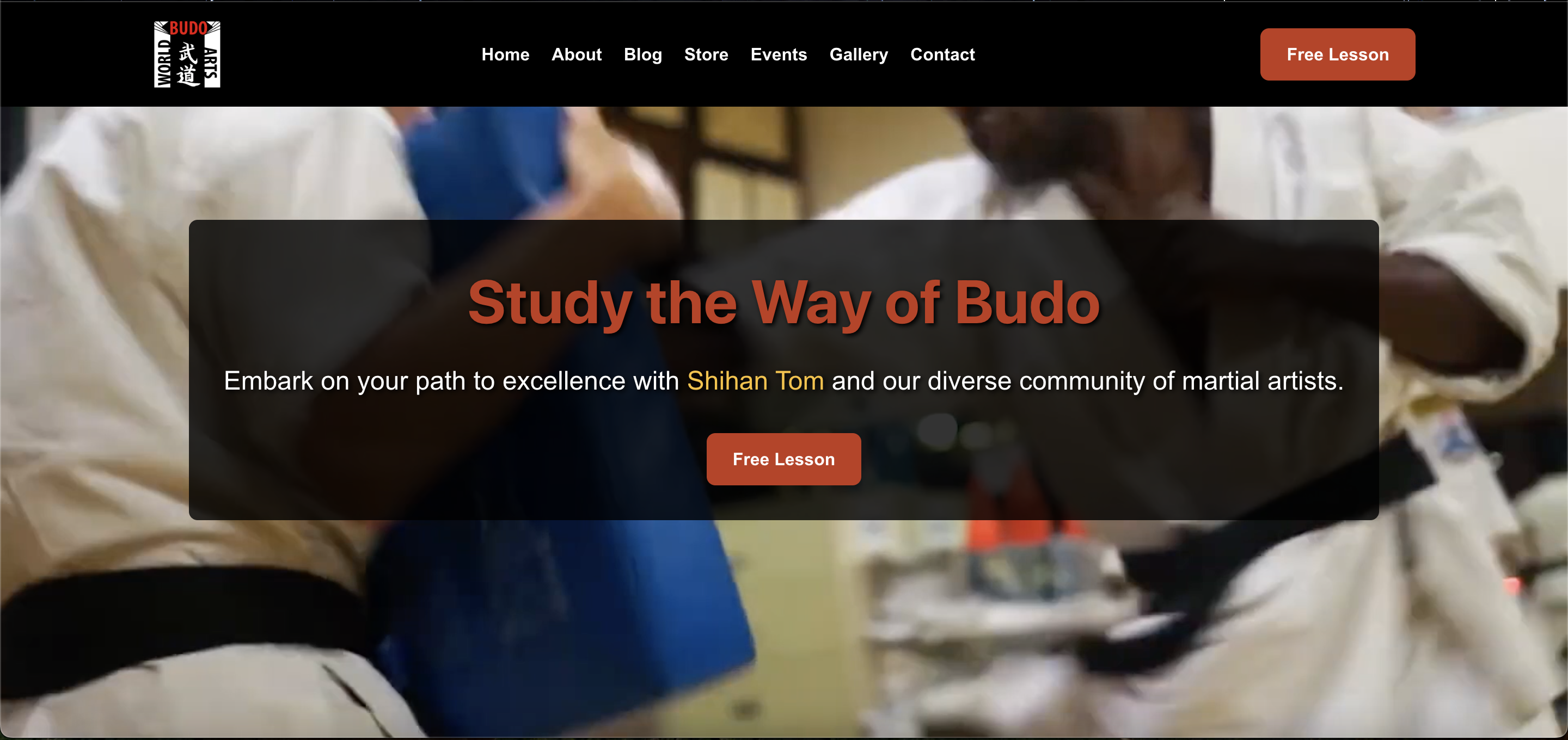 World Budo Arts project screenshot